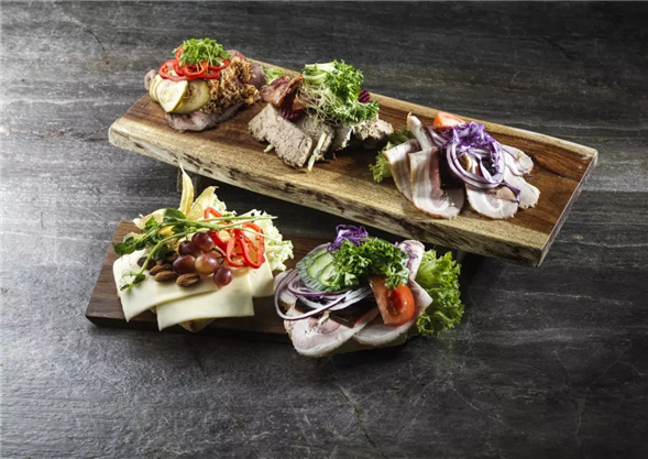 Højtbelagt smørrebrød